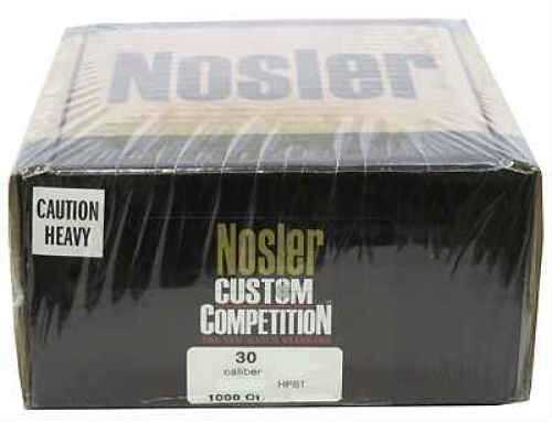 Nosler 30 Caliber 168 Grains Custom Competition, HPBT (Per 1000) 65934