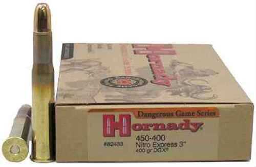 450/400 Nitro Express 3" 20 Rounds Ammunition Hornady 400 Grain Soft Point