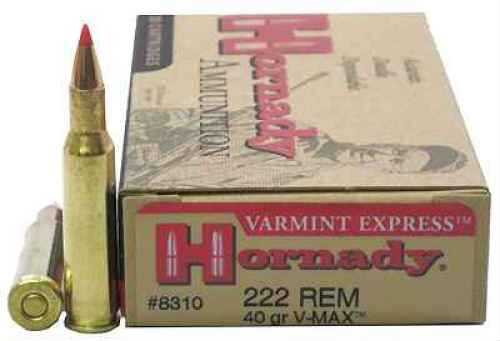 223 Remington 20 Rounds Ammunition Hornady 40 Grain Ballistic Tip