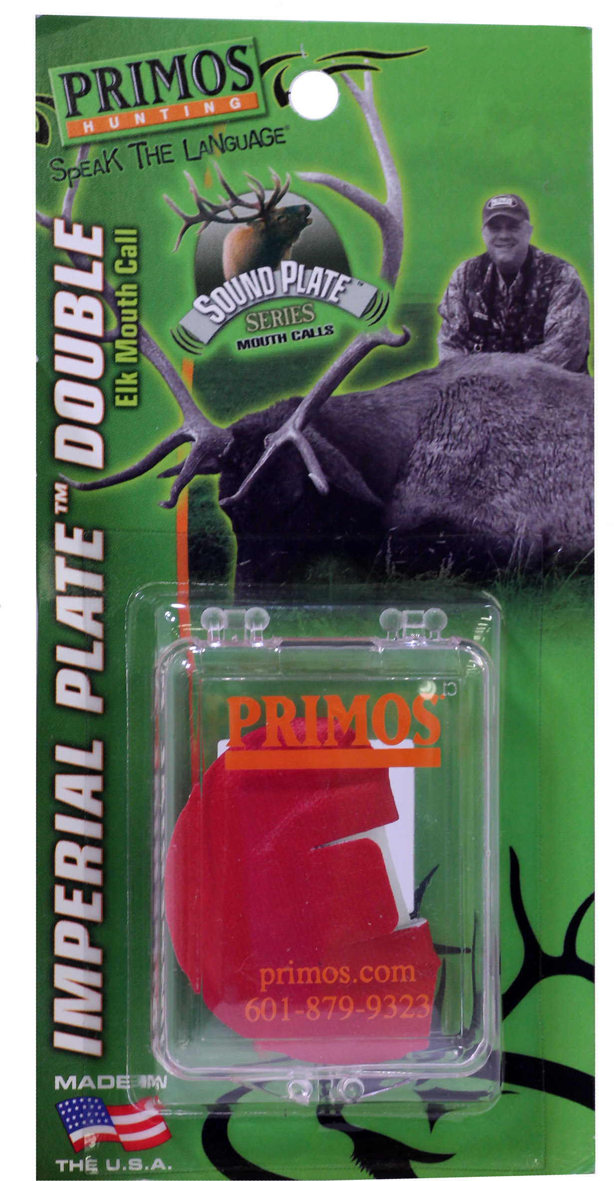 Primos Elk Call Imperial Plate Double-Reed 160