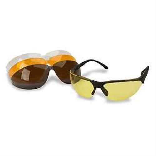 Walker's Game Ear / GSM Outdoors WLKR GWPASG4L2 Sport Glasses 4 Lens