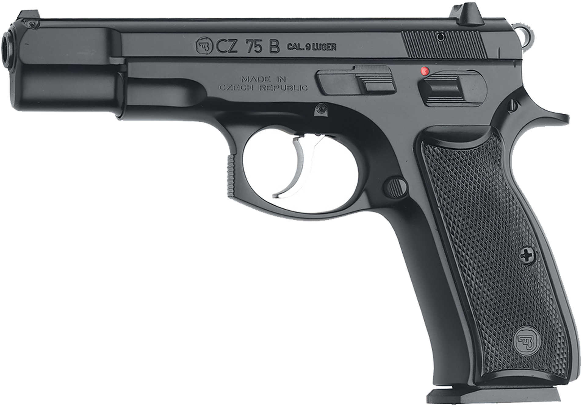 Pistol CZ USA 75B 9mm Luger Black Polycoat 10 Round 01102
