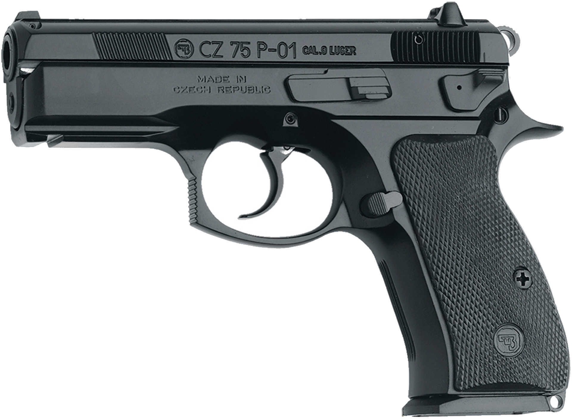 Pistol CZ USA P-01 9mm Luger Black Polycoat 10 Round 01199