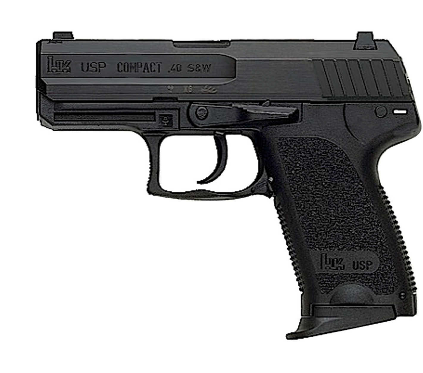 Heckler & Koch USP40 Compact 40 S&W 6.81" Barrel 12 Round V1 Synthetic Grips Black Semi Automatic Pistol M704037A5