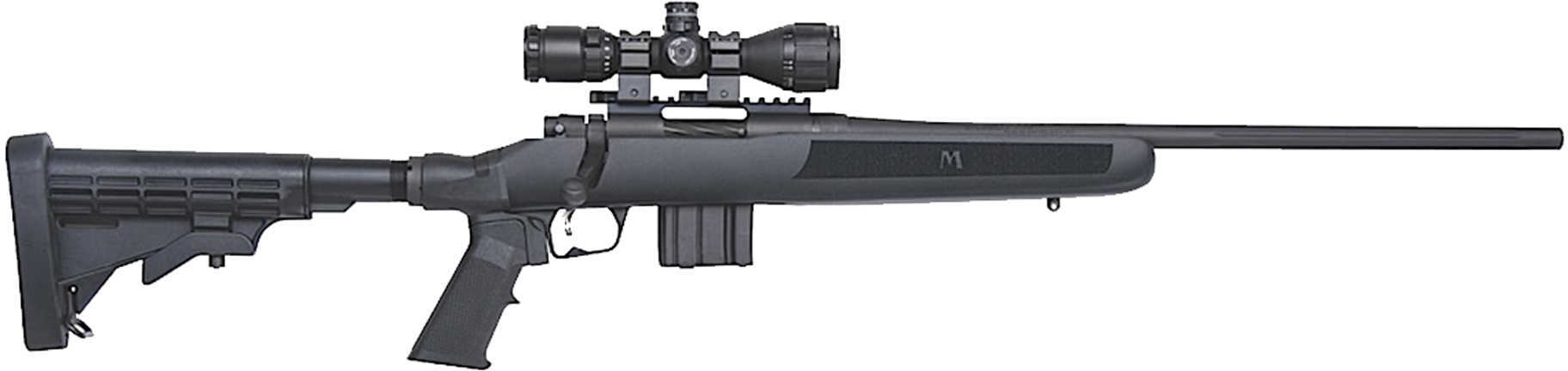 Mossberg MVP FLEX 5.56mm NATO 20" Blued Barrel With Scope 10 Round Mag Bolt Action Rifle 27747