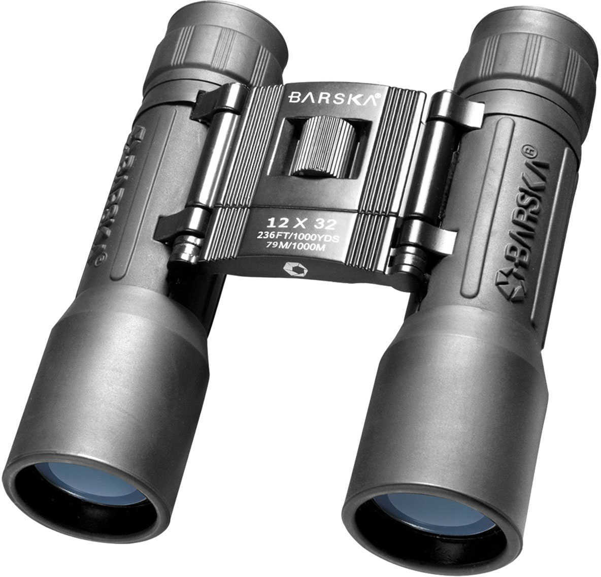 Barska Optics Lucid View Compact Binocular 12x32mm, Blue Lens, Black Md: Ab10113