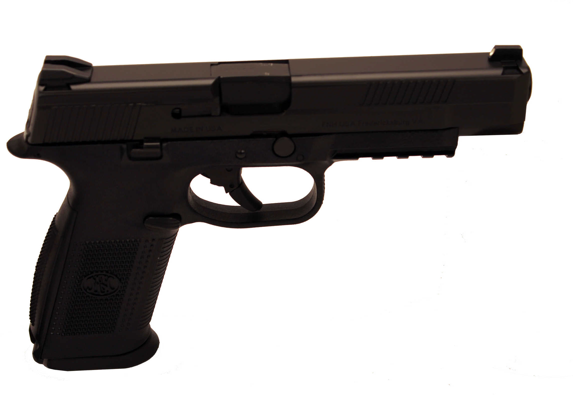 FNH USA FNS40L 40S&W 5" Barrel 14 Round Double Action Black Frame Semi Automatic Pistol 66729