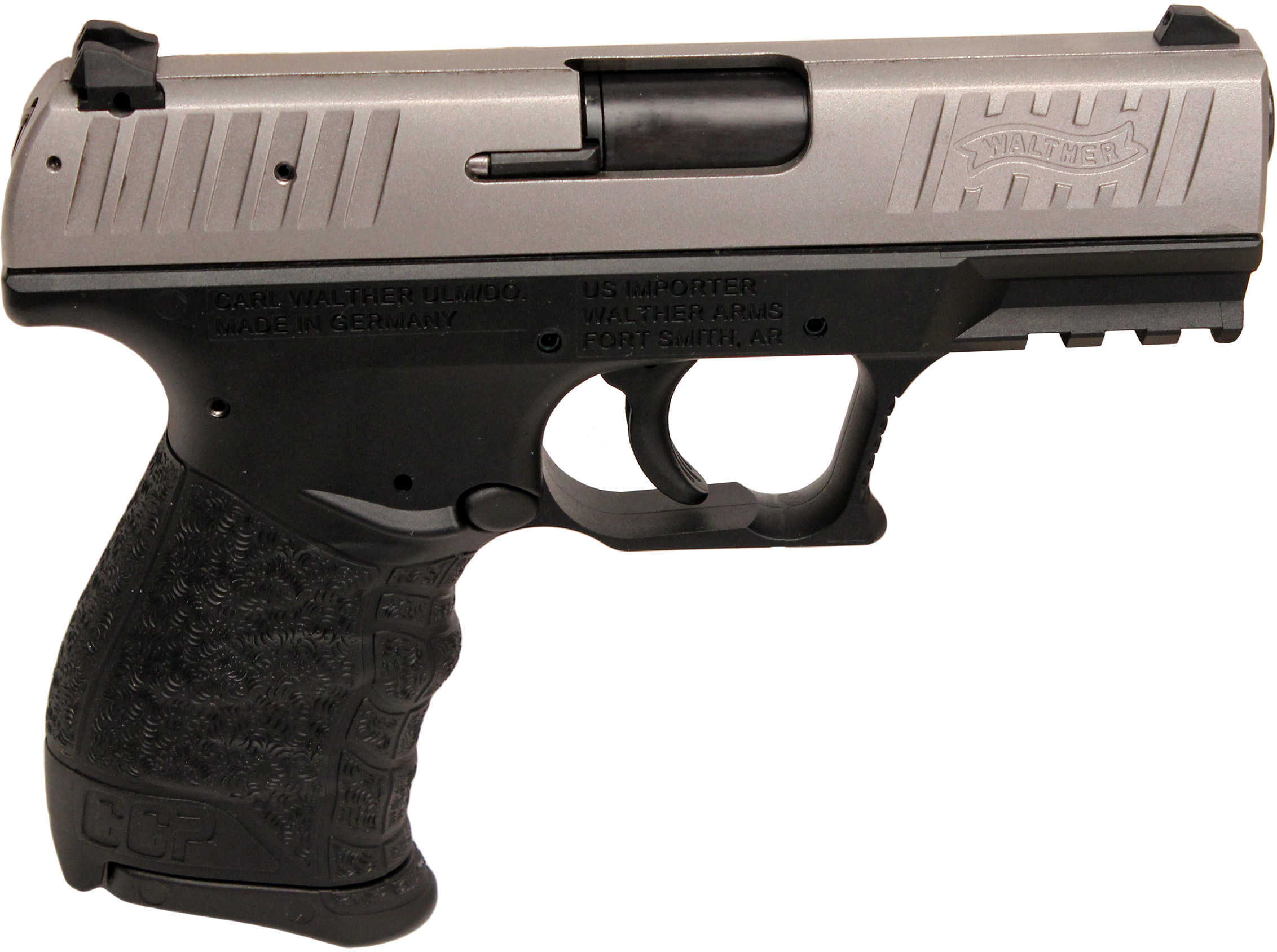 Walther CCP Concealed Carry Pistol 9mm Luger 3.54" Barrel 8 Rounds Stainless