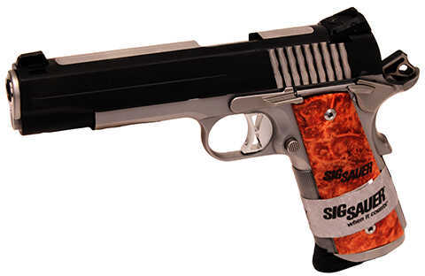 Sig Sauer 1911 45 ACP STX Duotone Flat Top Adjustable Sight Semi Automatic Pistol 191145STX