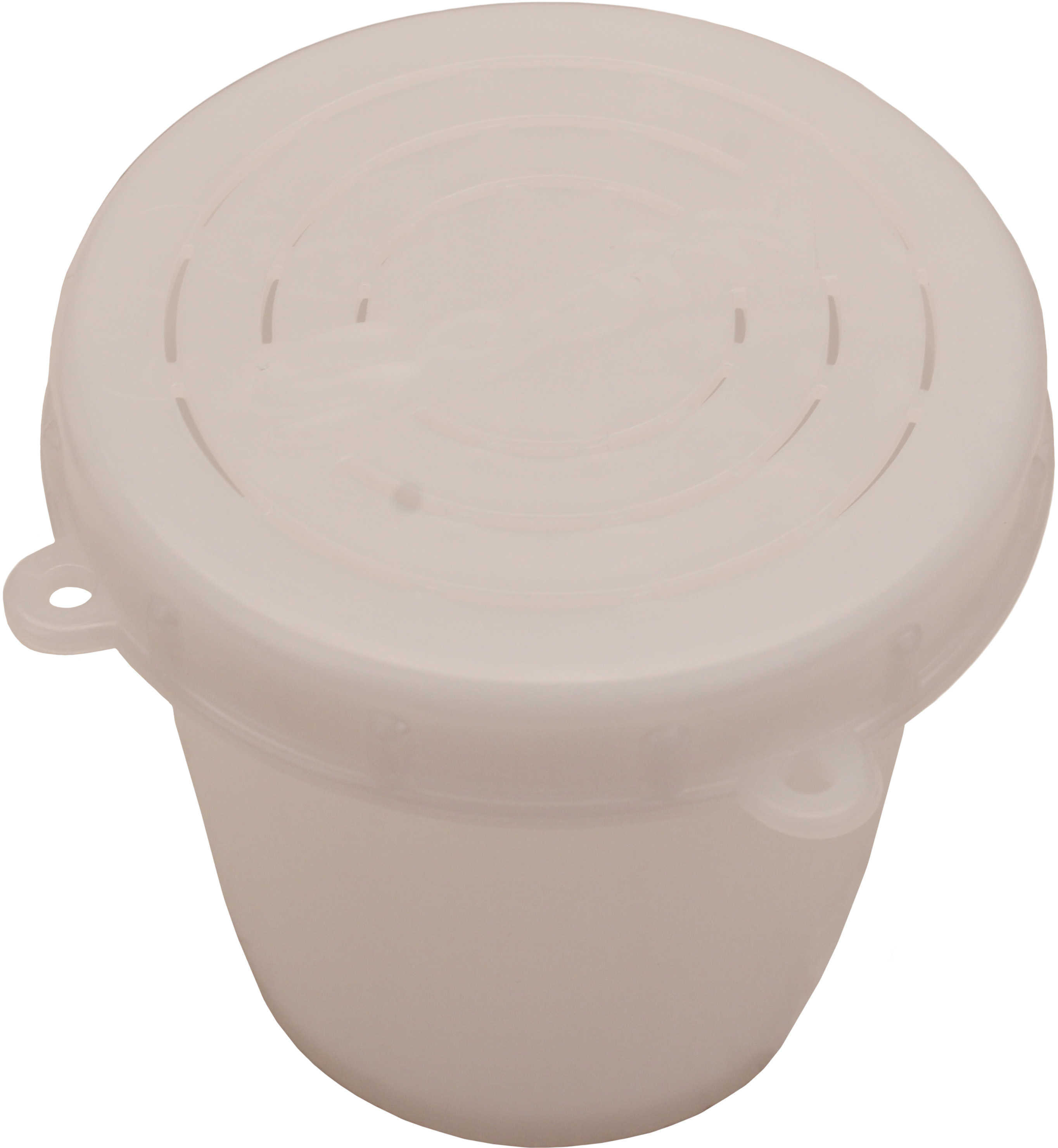Scotty Crab Diner Bait Jar with Lid 1/2 Liter, White Md: 0650