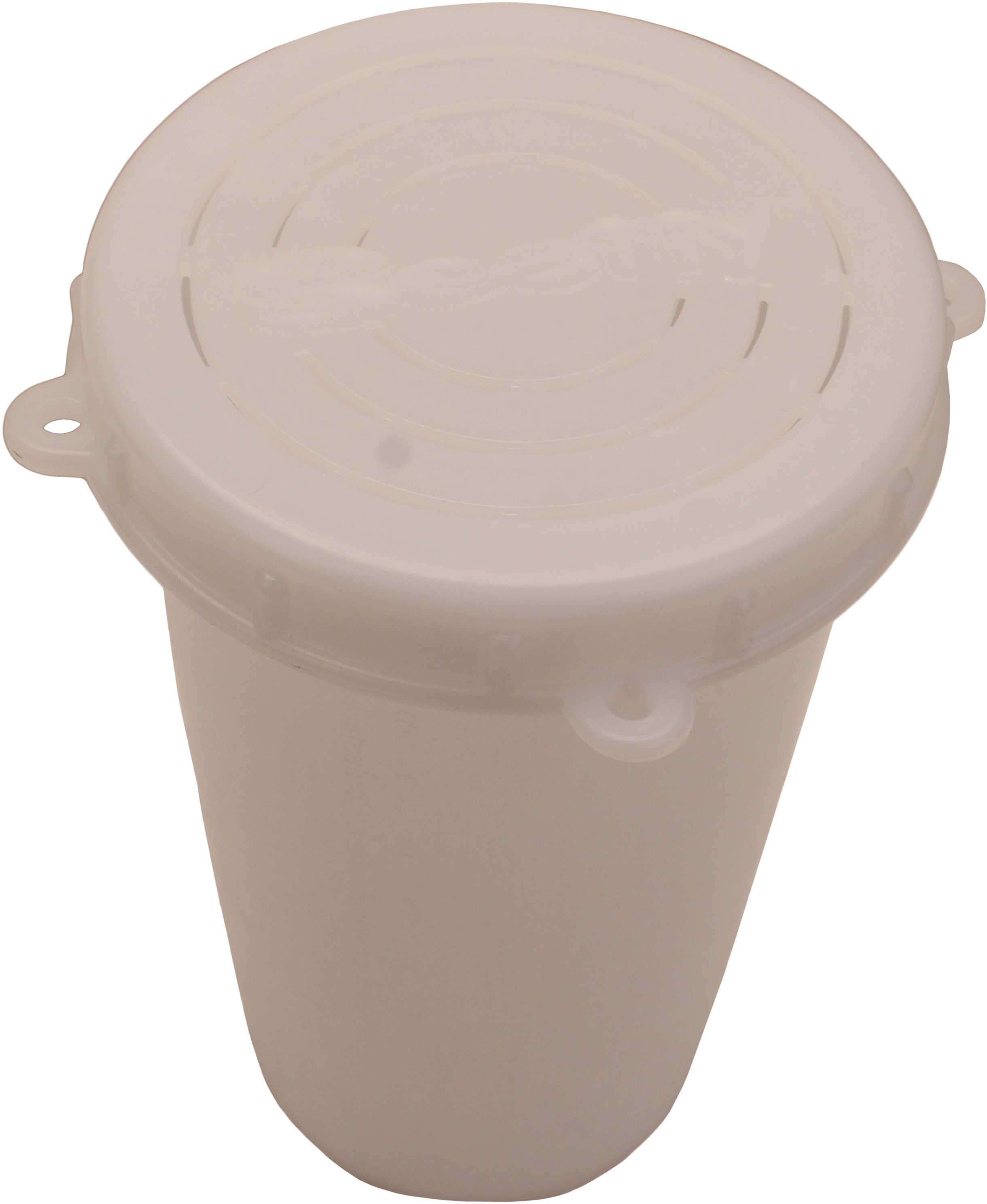 Scotty Crab Diner Bait Jar with Lid 1 Liter, White Md: 0651