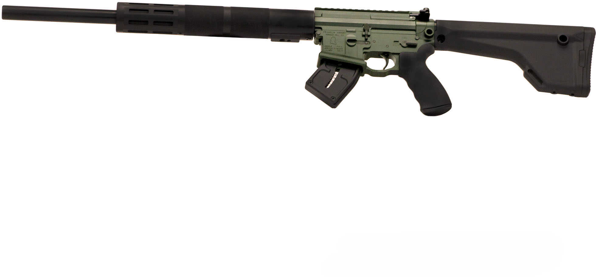 Franklin Armory F17-L Semi-Automatic Rifle 17 Winchester Super Magnum Rimfire 10 Round Mag Olive Drab
