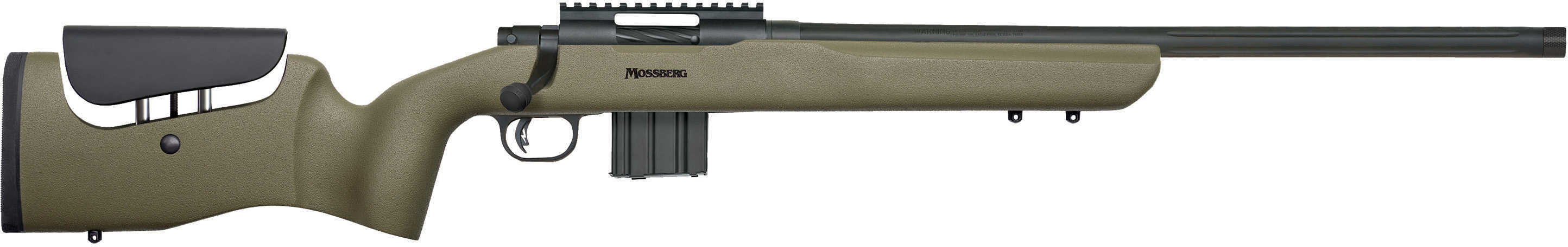 Mossberg MVP LR Tactical 5.56mm NATO/223 Remington 16.25" Barrel 11 Round Mag OD Green Stock Bolt Action Rifle
