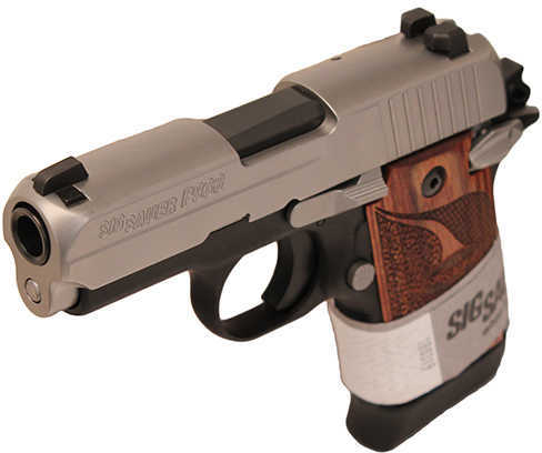 Sig Sauer P938 9mm Luger 3" Barrel 6 Round 2-Tone Night Sights Semi Automatic Pistol 9389SASAMBI