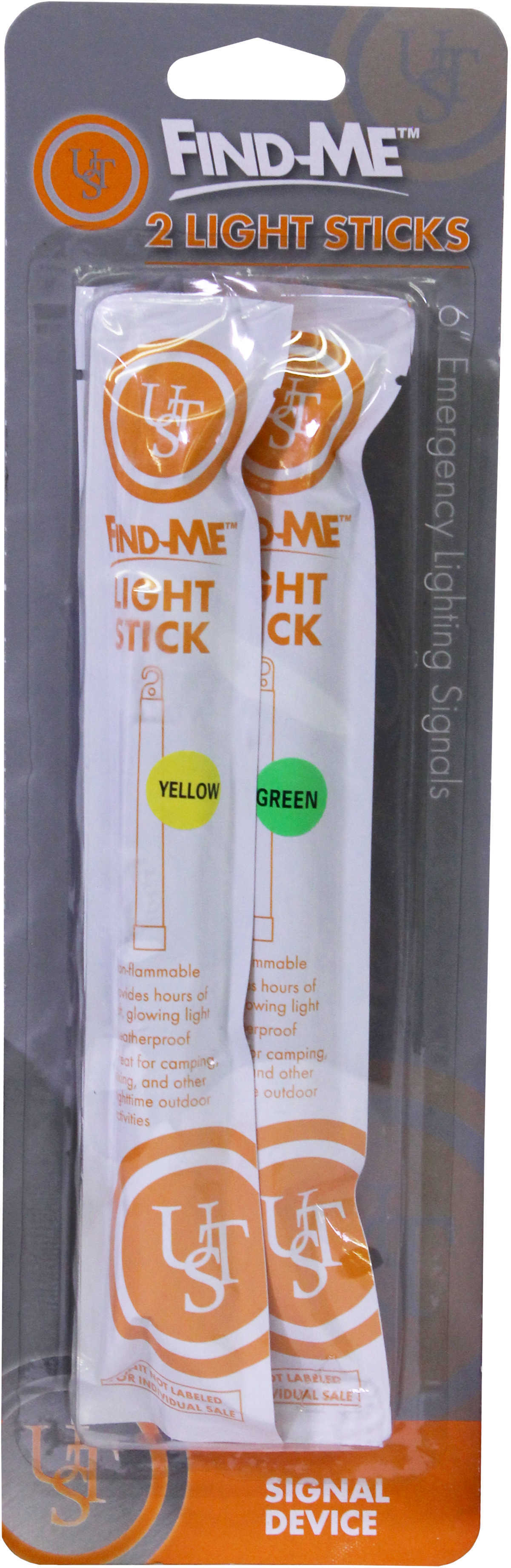 Ultimate Survival Technologies 6" Find-Me Light Stick Assorted Colors, 2 Pack Md: 20-310-110