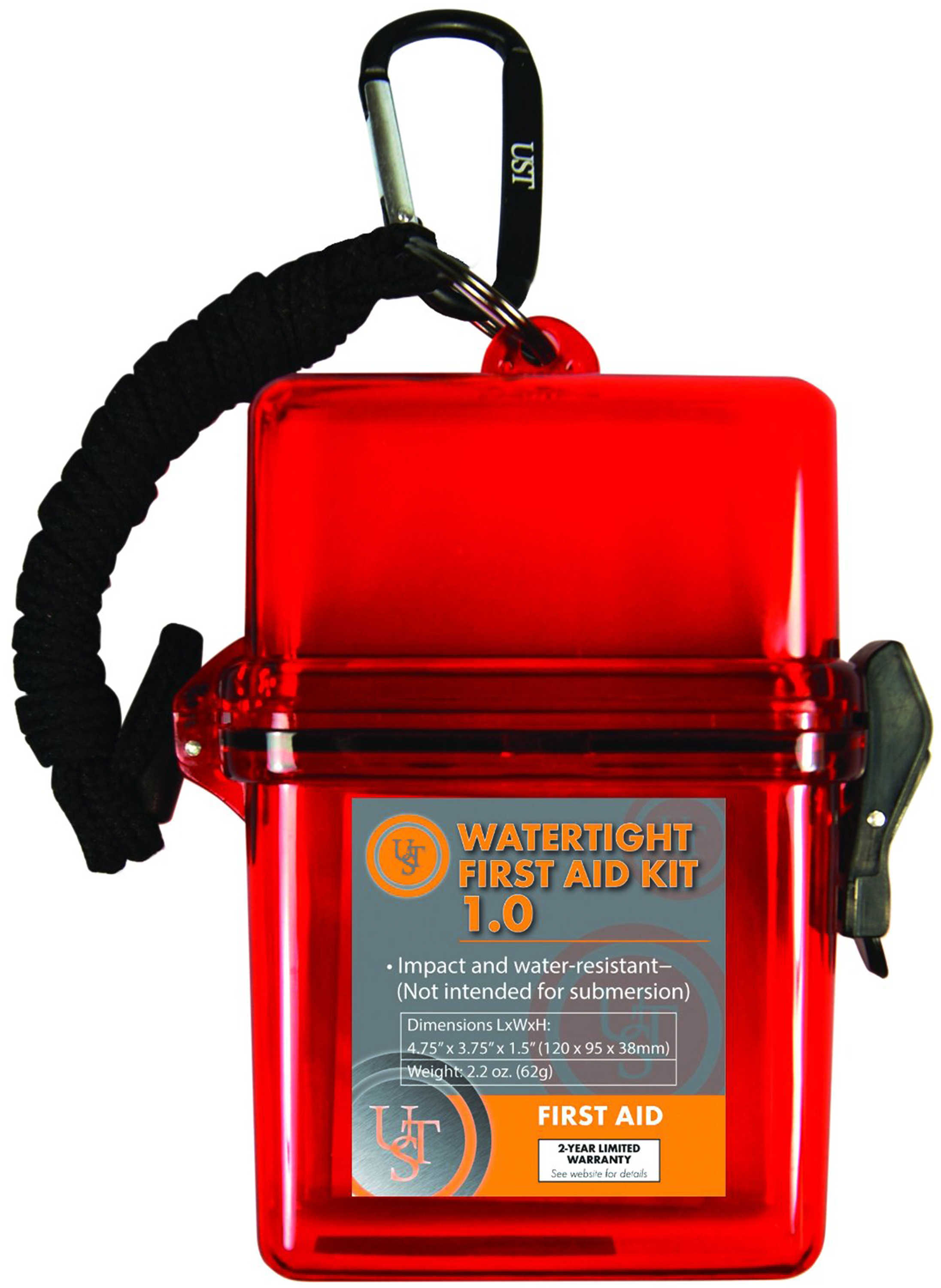 Ultimate Survival Technologies Watertight First Aid Kit 1.0, Red Md: 80-30-1465