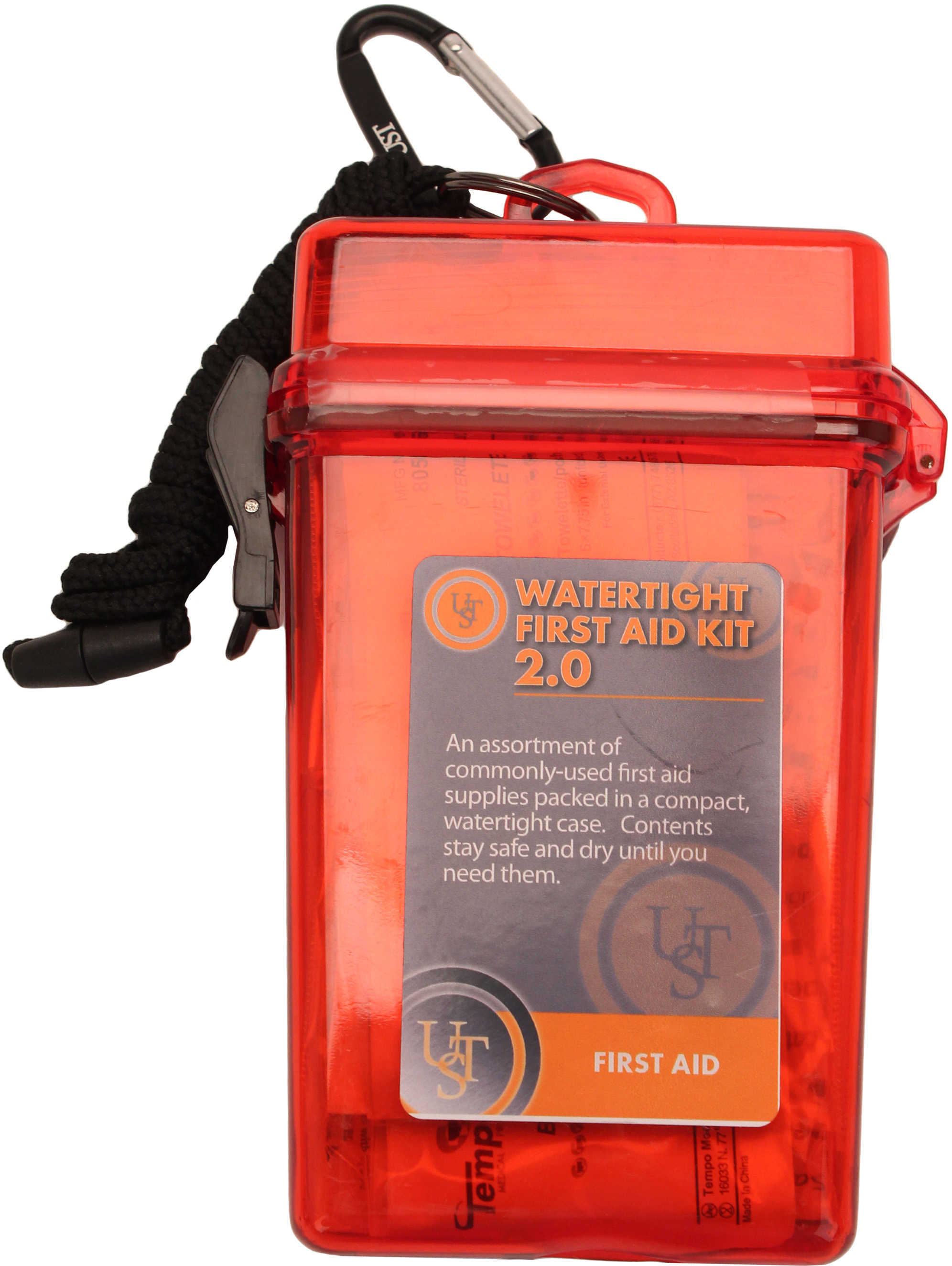 Ultimate Survival Technologies Watertight First Aid Kit 2.0, Red Md: 80-30-1470