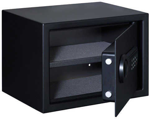 Stack-On Personal Safe Electronic Lock with Shelf, Black Md: PS-1514