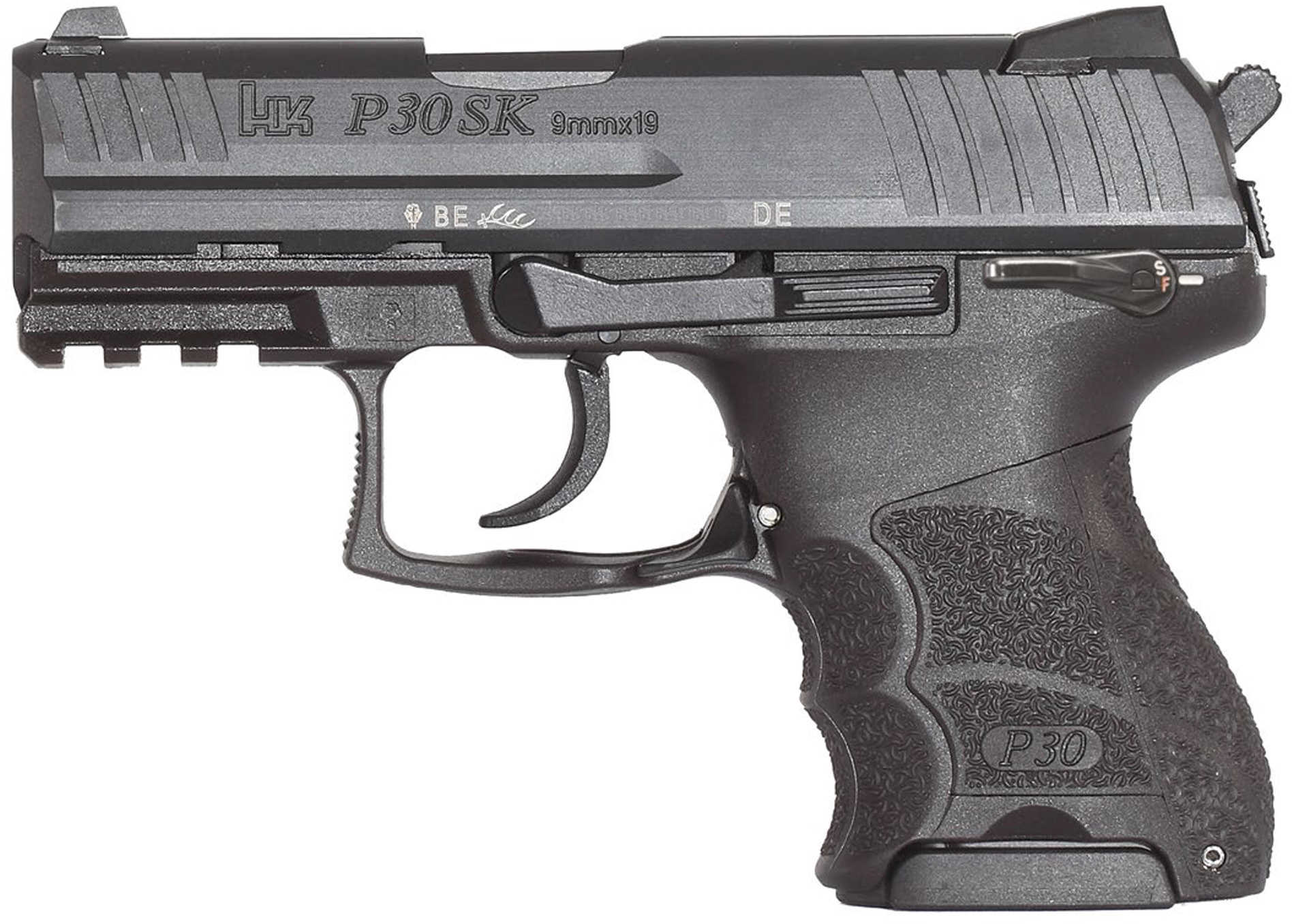 Heckler & Koch Pistol HK P30SKS V3 Ambi Safety/ Rear Decocking Button 9mm Luger 3.27" Barrel 10 Rounds Black