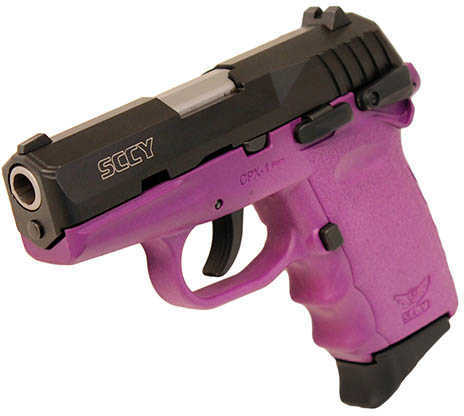 Pistol SCCY CPX-1 9mm Luger DAO withSafety Blk/Purple 10 Round CBPU