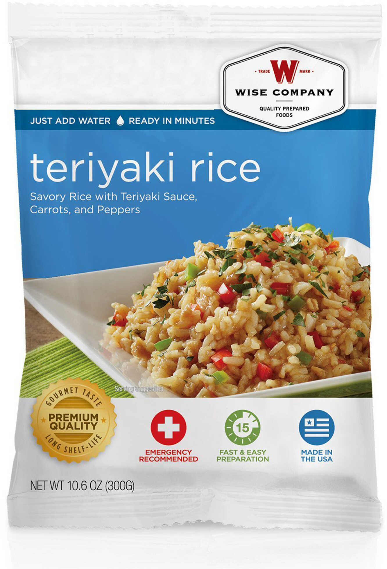Wise Foods Outdoor Packs 6Ct/4 Serving Teriyaki Chicken and Rice 2W02208