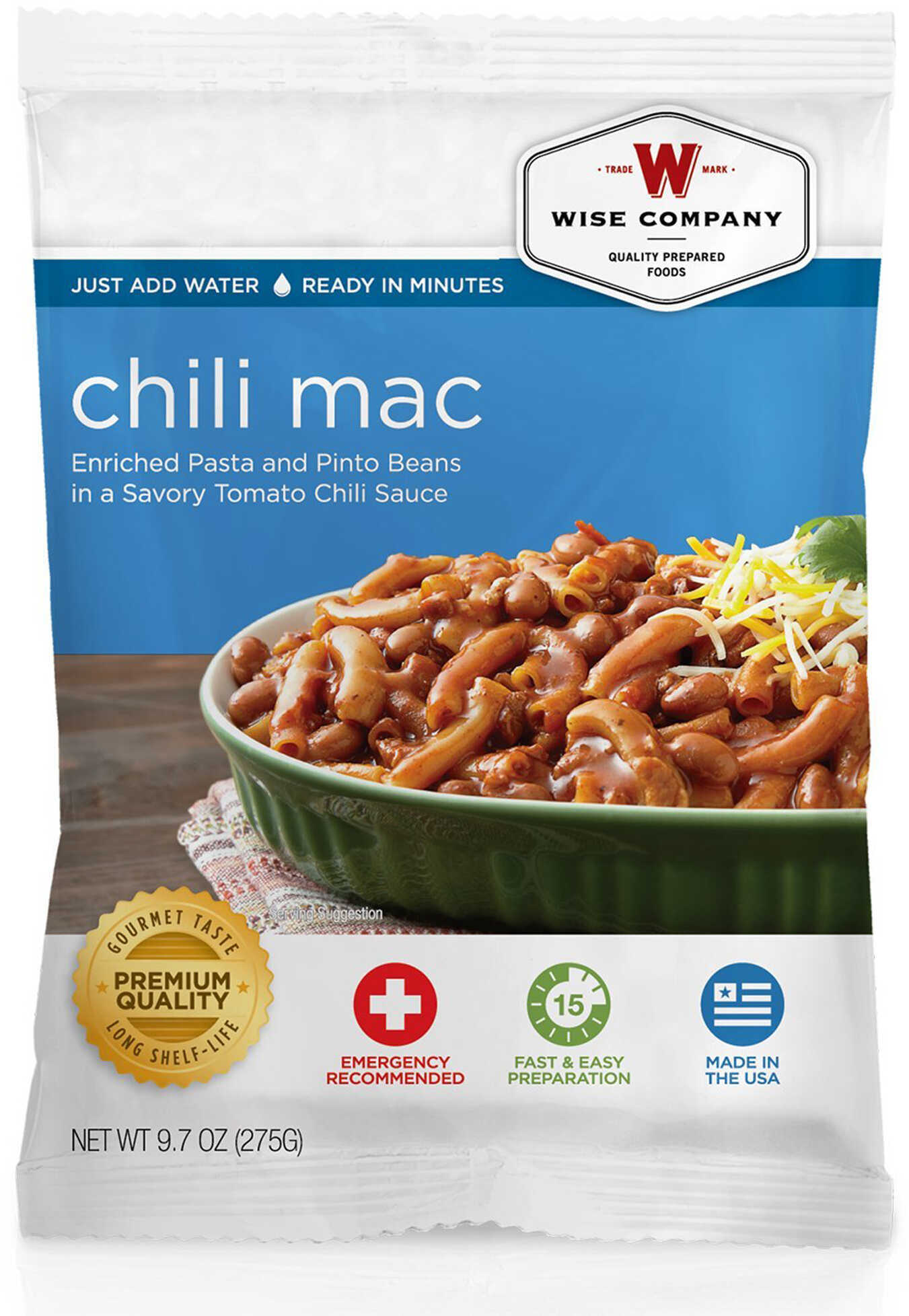 Wise Foods Outdoor Packs 6 Ct/4 Servings Chili Macaroni 2W02207