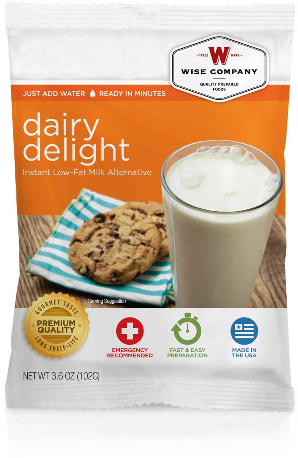 Wise Foods Dessert Dish Dairy Delight, 6 Servings Md: 2W02- 814