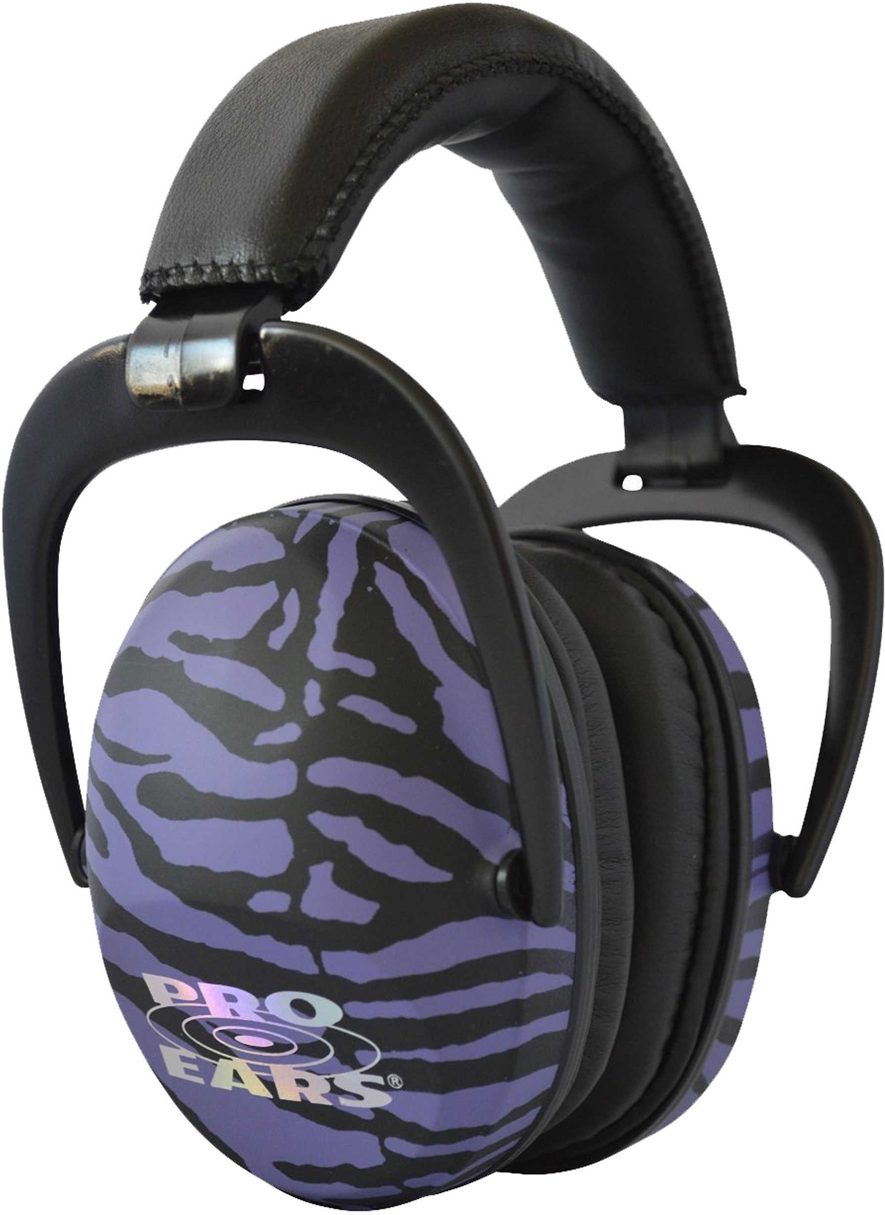 Pro Ears Ultra Sleek Noise Reduction Rating 26dB, Purple Zebra Md: PEUSPUZ