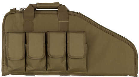 NcStar 28" Tactical Subgun AR & AK Pistol Padded Soft Case in Tan PVC Material Md: CVCP2961T-28