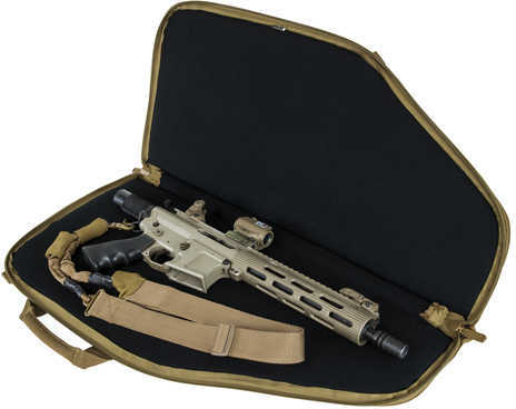 NcStar 28" Tactical Subgun AR & AK Pistol Padded Soft Case in Tan PVC Material Md: CVCP2961T-28
