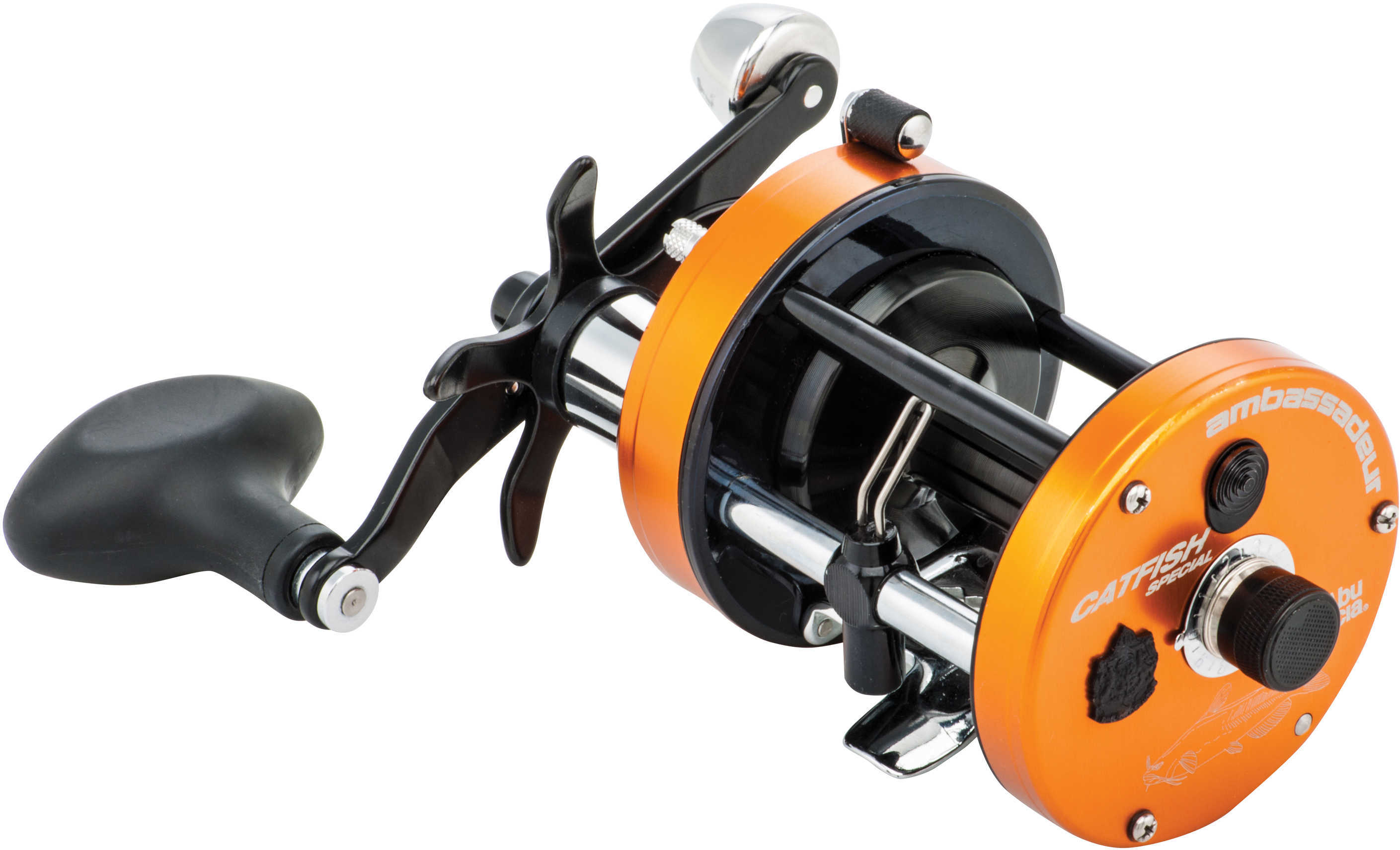 Abu Garcia C3 Catfish Special Round Reel 6500, 5.3:1 Gear Ratio, 4 Bearings, 15 lb Max Drag, Right Hand Md: 136