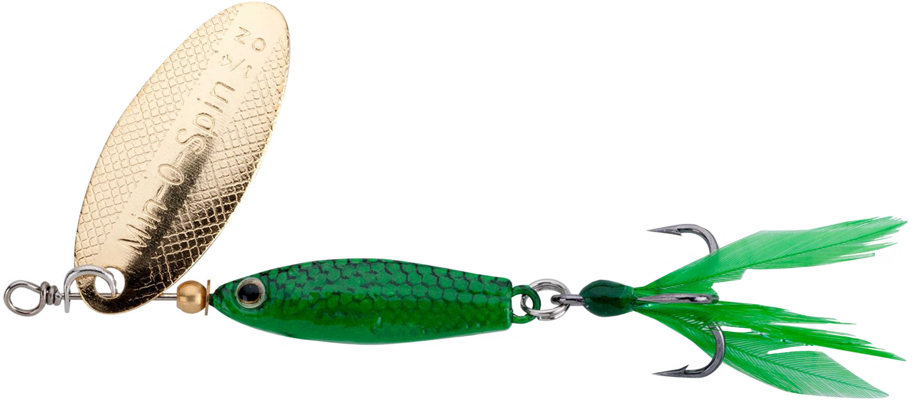 Johnson Min-O-Spin 3/4" Length, 1/16 oz, Green Grasshopper Md: 1371927