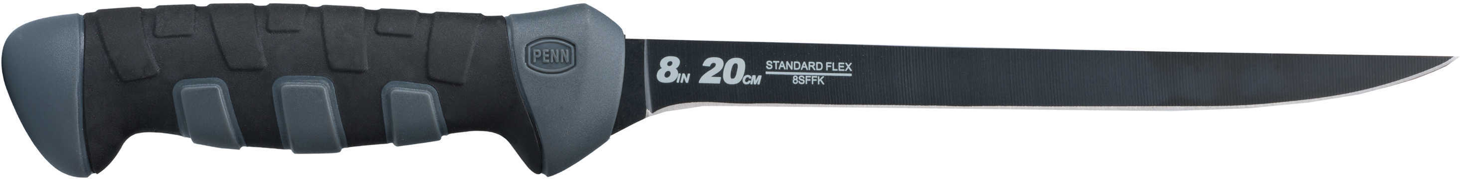 Penn Fillet Knives 8" Standard Flex, Black/Gray Md: 1366264