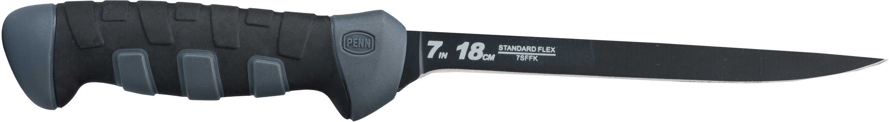 Penn Fillet Knives 7" Standard Flex, Black/Gray Md: 1366265