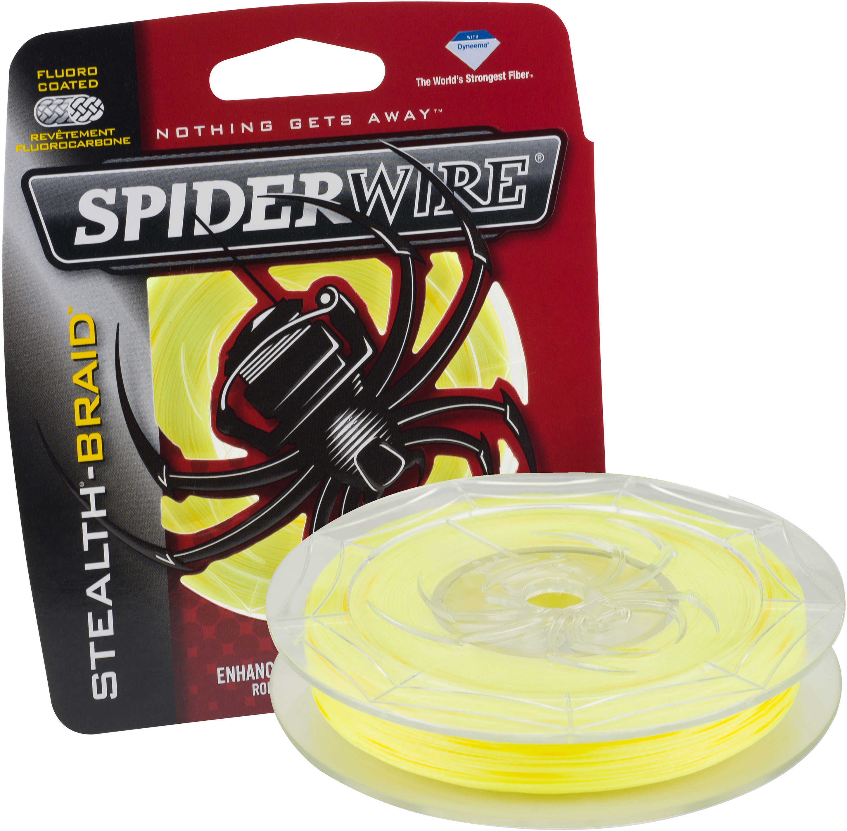 Spiderwire Stealth Braid 200 Yards , 10 lbs Strength, 0.008" Diameter, Hi-Vis Yellow Md: 1374587