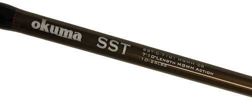 Okuma SST Carbon Grip Casting Rod 710" Length 1 Piece MGMH Power Fast Action Md: SST-C-7101M