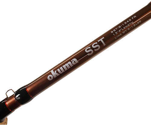 Okuma SST Carbon Grip Spinning Rod 86" Length 2 Piece Medium Power Medim Action Md: SST-S-8