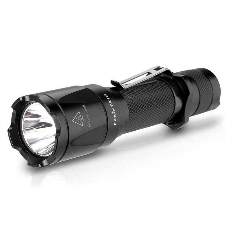 Fenix Lights Flashlights TK Series 1000 Lumens CR123/18650 Black Md: TK16