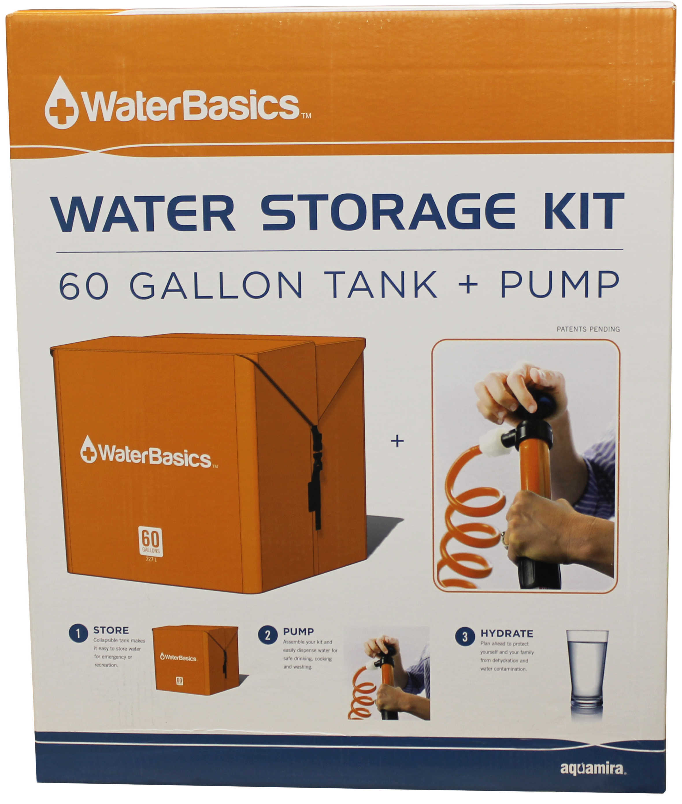 Aquamira WaterBasics Emergency Storage Kit (60 Gal)
