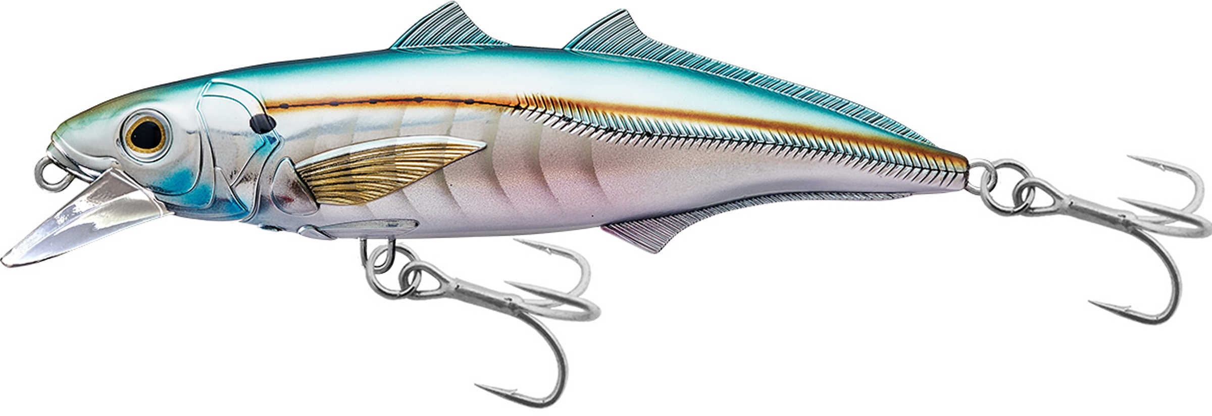 LIVETARGET Lures / Koppers Fishing and Tackle Corp Cigar Minow Jerkbait 6" Number 2/0 Hook Size 2-6 Depth Pearl/Aqua Md: CMJ152S9
