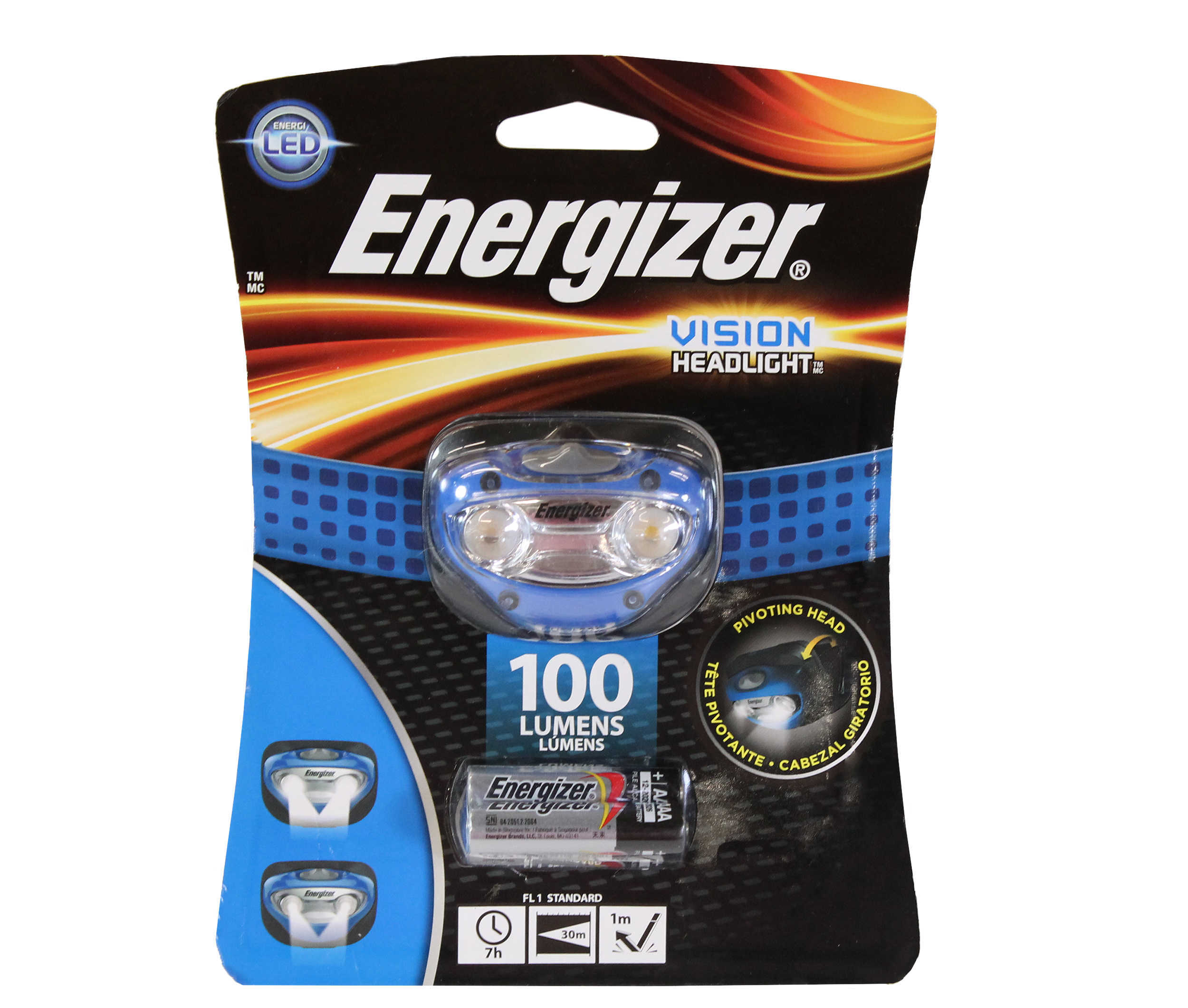 Energizer Vision Headlamp HD LED, 80 Lumens Md: HDA32E
