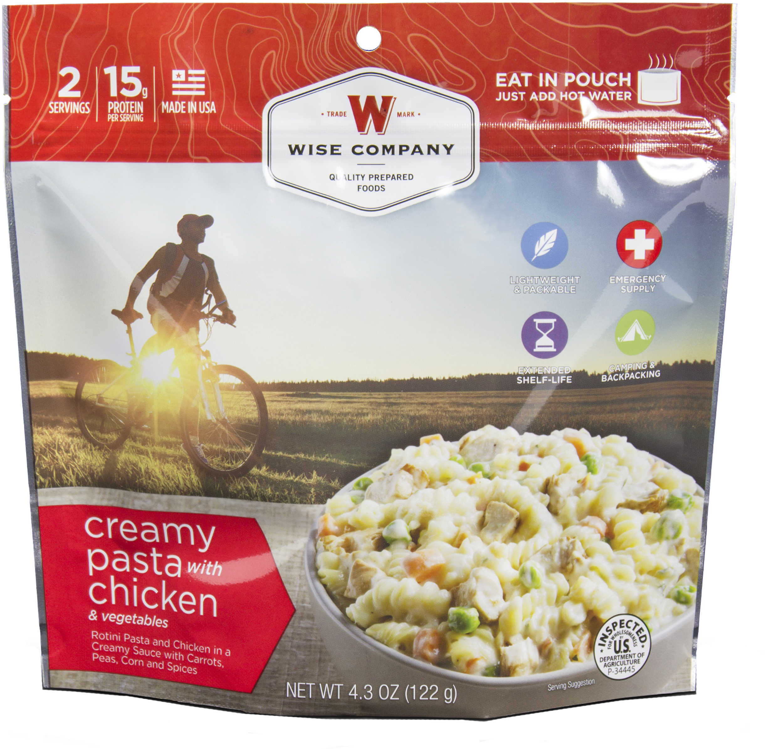 Wise Foods EntréE Dish Creamy Pasta And Vegetables With Chicken Md: 03-906