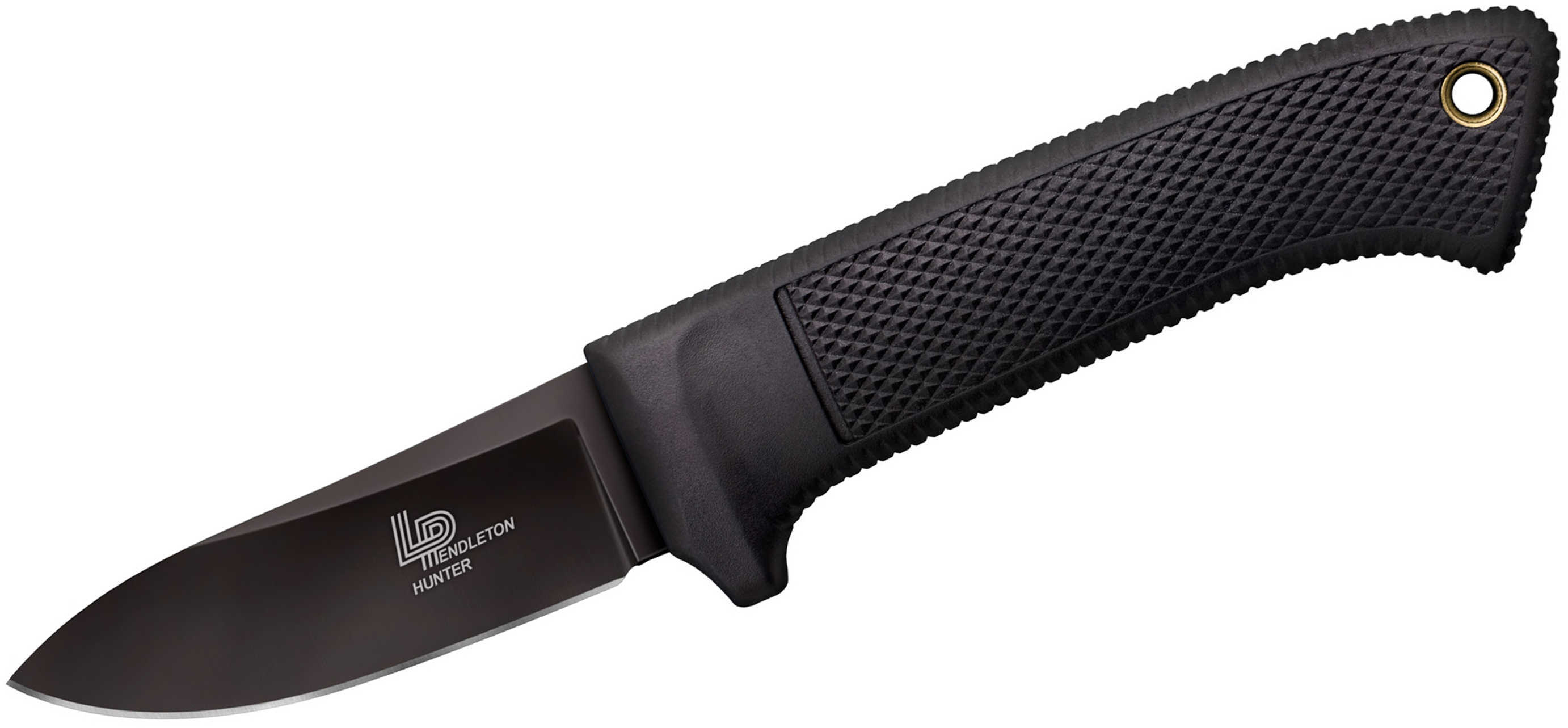 Cold Steel Pendelton Hunter 3.5" Fixed Blade Knife DLC Coating CPM 3-V High Carbon With Secure-Ex Sheath Md: 36LPCSS