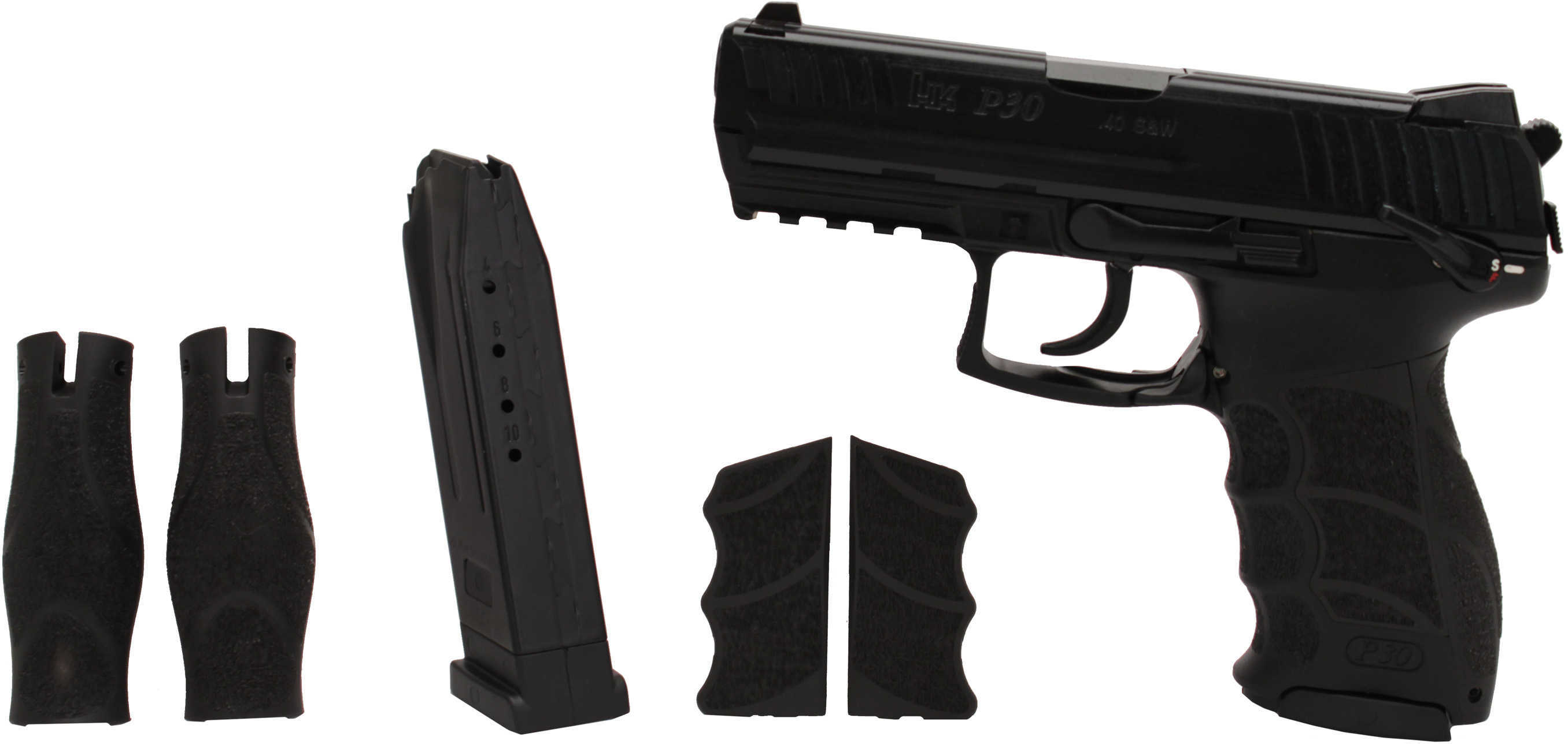 Heckler & Koch P30S V3 40 S&W DA/SA Actions Ambidextrous Safety/Decock 10 Round Semi Automatic Pistol 734003S-A5