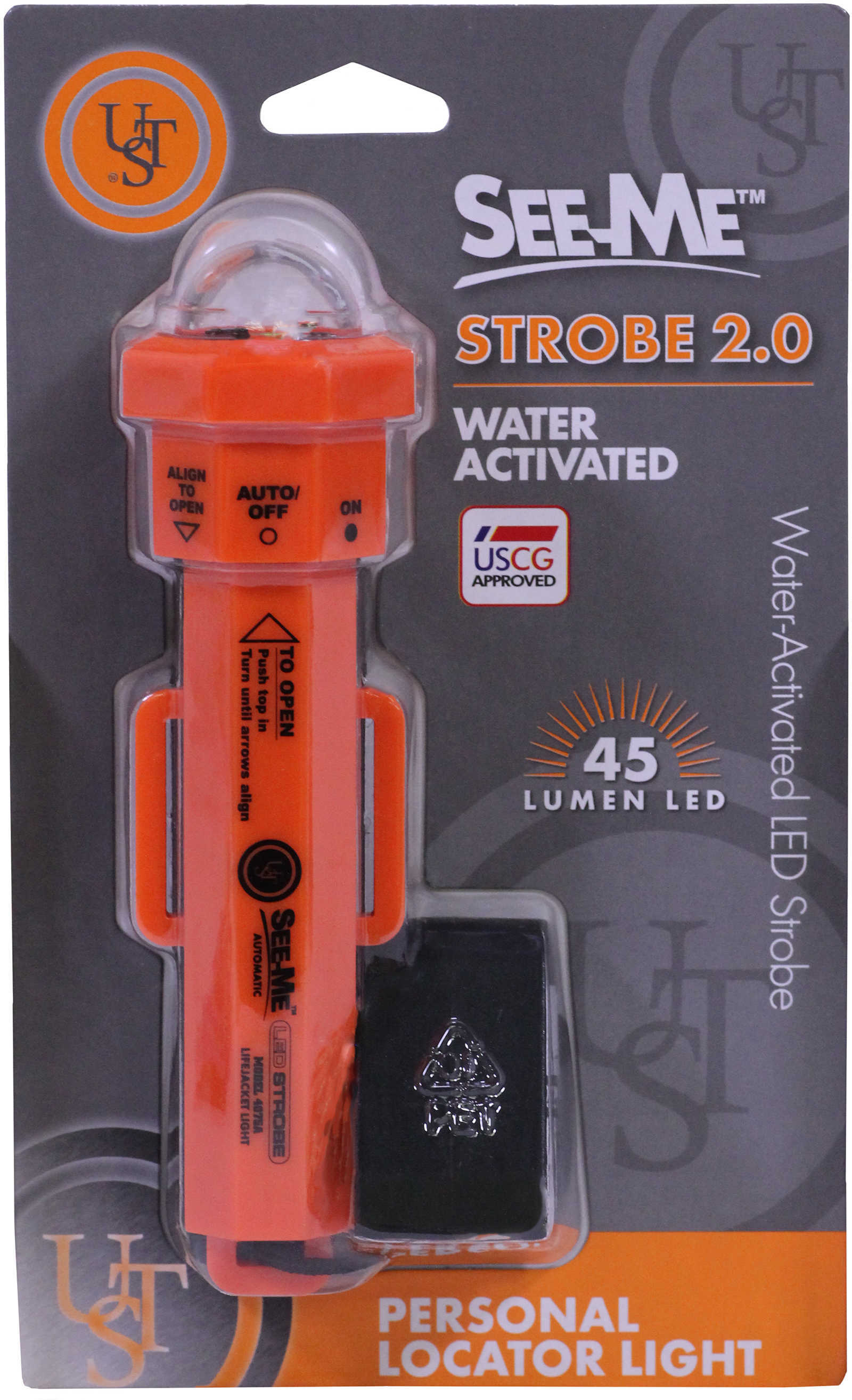 Ultimate Survival Technologies See-Me Strobe 2.0, Orange Md: 20-4075A-08