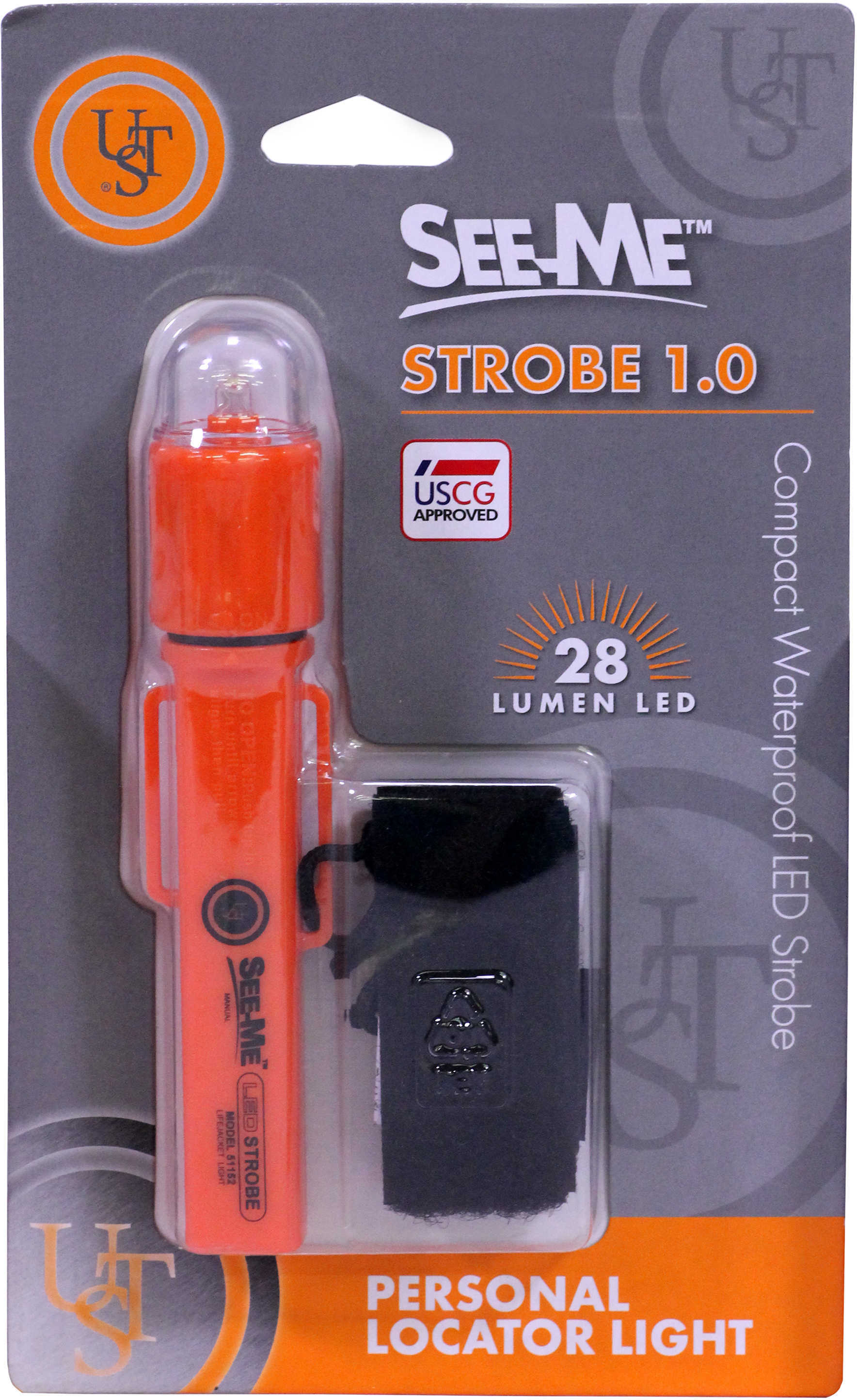 Ultimate Survival Technologies See-Me Strobe 1.0, Orange Md: 20-51152-08
