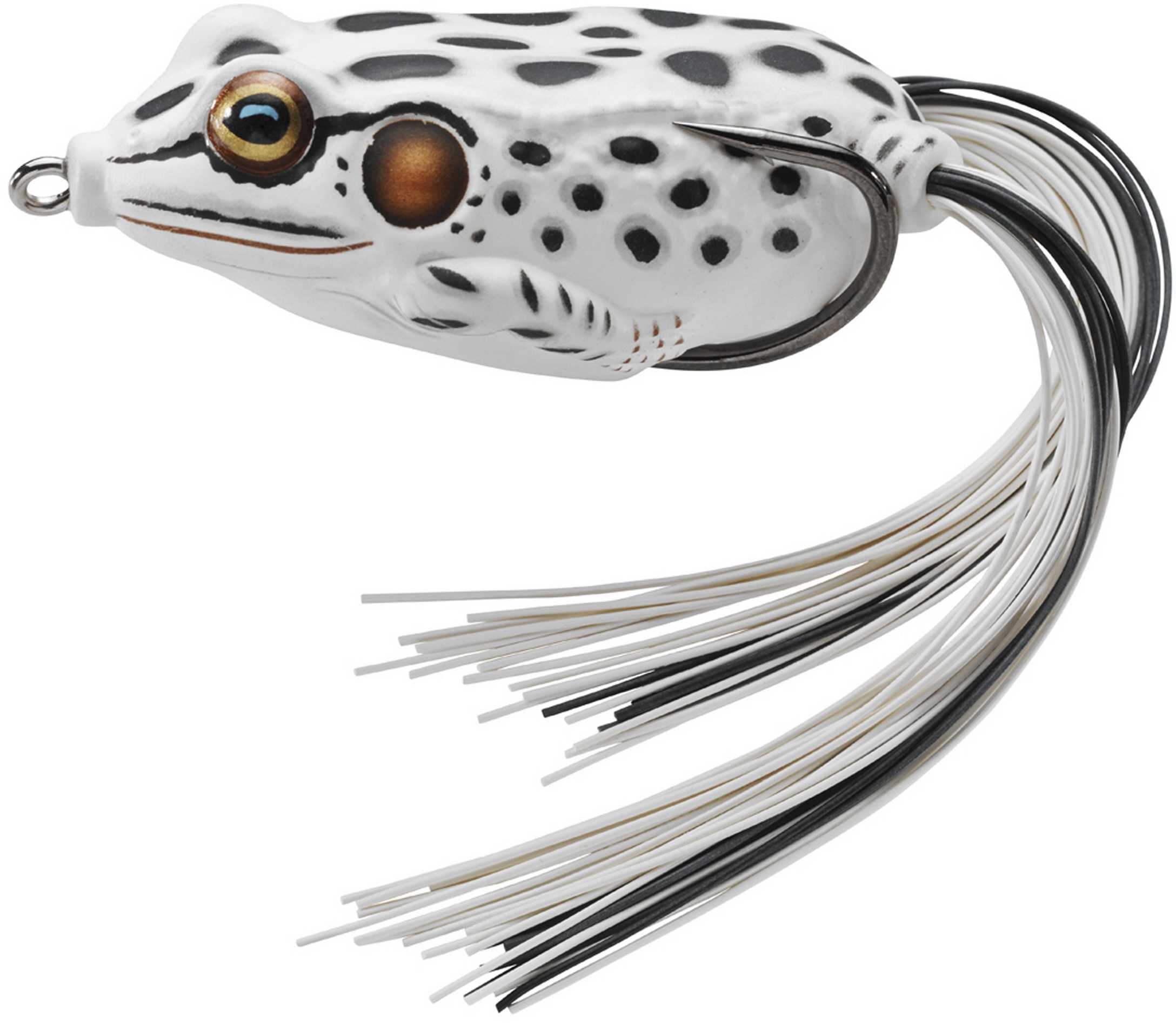 LIVETARGET Lures / Koppers Fishing and Tackle Corp Frog Hollow Body Albino/White 1/0 Md: FGH55T516