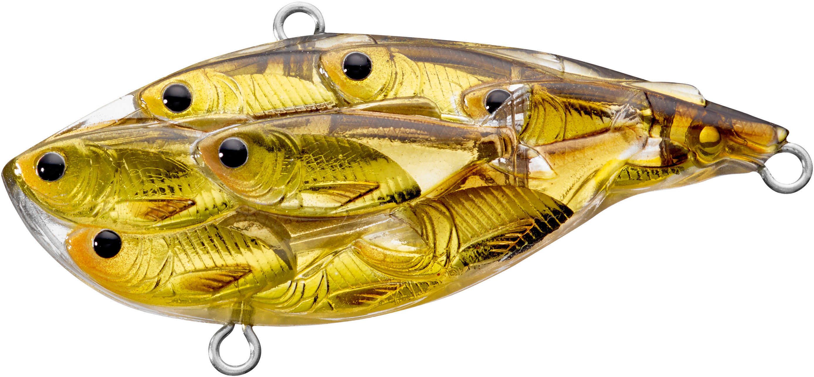 LIVETARGET Lures / Koppers Fishing and Tackle Corp Yearling Baitball Rattlebait Gold/Black #4/#6 Md: YRB65Sk814