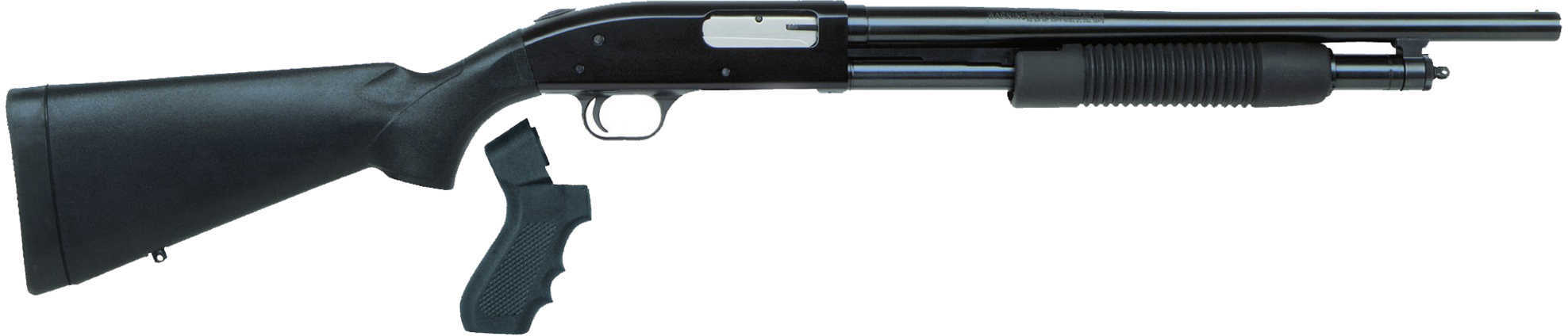 Mossberg 500 Persuader 12 Gauge Shotgun 18.5" Barrel 3" Chamber 6 Round withPistol Grip Kit Pump Action 50411