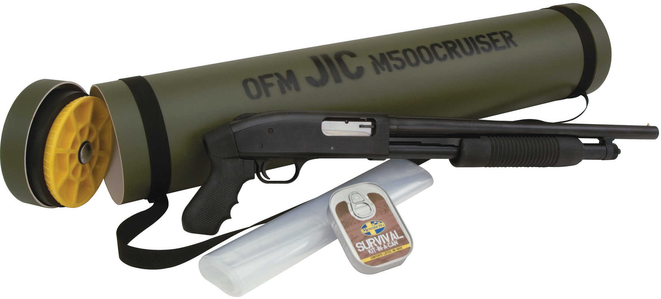 Mossberg 500 Just In Case 12 Gauge Shotgun 6-Shot Matte Black 18" Barrel Synthetic Stock Package 51340